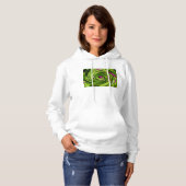 Allium Abstrakt Sweatshirt Hoodie (Vorne ganz)