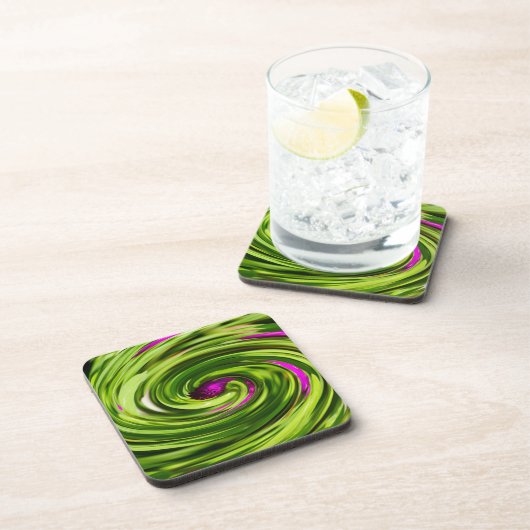 Allium Abstrakt Untersetzer (Rechte Seite)