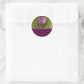 Allium Blume Event and Wedding Siegel Sticker (Tasche)