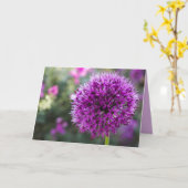 ALLIUM-BLUME KARTE (Gelbe Blume)