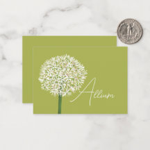 Allium-Blumen Botanische Kunst | Elegante Flora