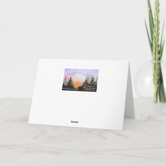 Allium Greeting Card Karte (Rückseite)