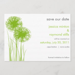 Allium im Gras Save the Date