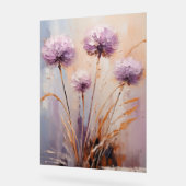 Allium - Impasto Floral Acrylschild (Winkel)