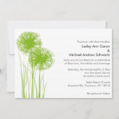 Allium in der Grashochzeit Einladung (Vorderseite)