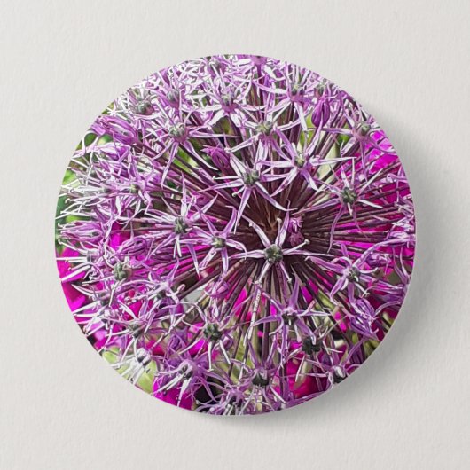 Allium & Summer Blume Button (Vorderseite)