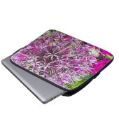 Allium & Summer Blume Electronics Bag Laptopschutzhülle (Vorne Knopf)