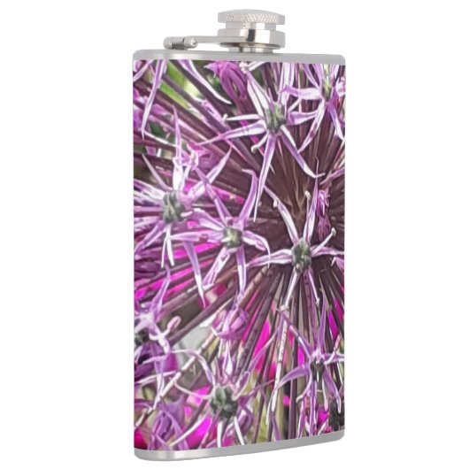 Allium & Summer Blume Flachmann (Rechts)