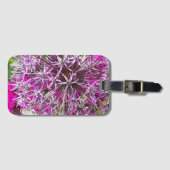 Allium & Summer Blume Gepäckanhänger (Vorderseite (Horizontal))