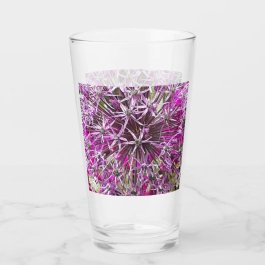 Allium & Summer Blume Glas (Rückseite)