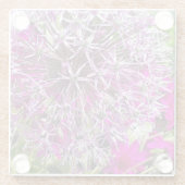 Allium & Summer Blume Glasuntersetzer (Rückseite)