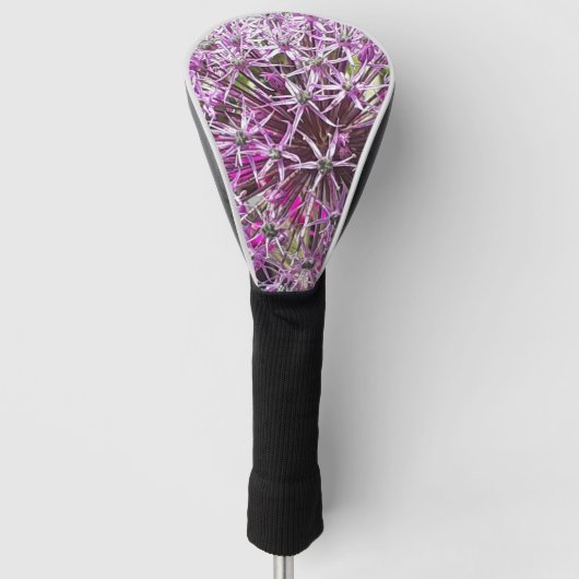 Allium & Summer Blume Golf Headcover (Vorderseite)