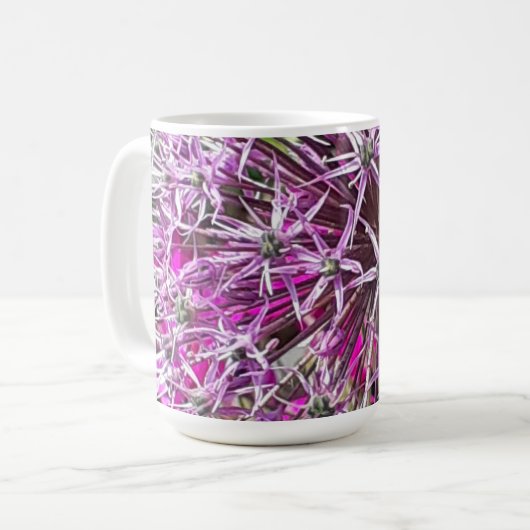 Allium & Summer Blume Kaffeetasse (Vorderseite Links)