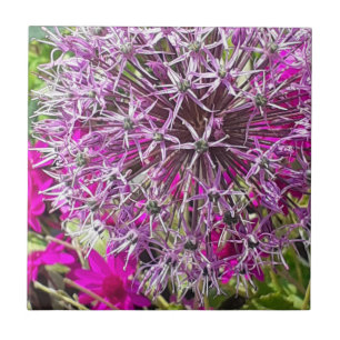 Allium & Summer Blume Keramik Tile Fliese