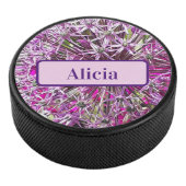 Allium & Summer Blume Personalisiert Eishockey Puck (3/4)