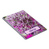 Allium & Summer Blume Personalisiertes Notebook Notizblock (Rechte Seite)