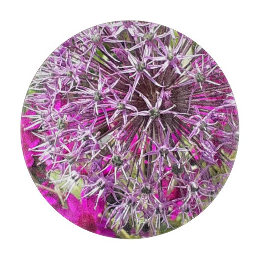 Allium & Summer Blume Schneidebrett (Vorderseite)