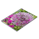 Allium & Summer Blume SpiralNotebook Notizblock (Linke Seite)