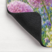 Allium- und Iris-Sommergarten Mousepad (Ecke)