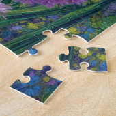 Allium und Iris Sommergarten Puzzle (Seite)