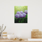 Alliums at Laycock - Bee Lilli Semi Gloss 18x24 Poster (Küche)