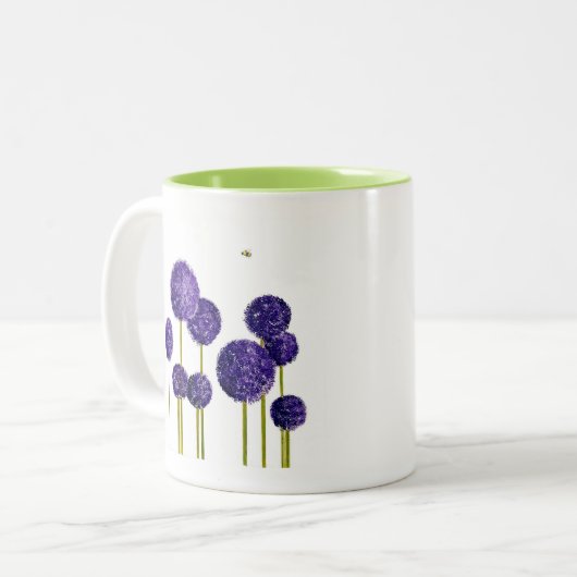 Alliums Bee Friendly Zweifarbige Tasse (Vorderseite Links)