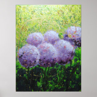 Alliums bei Laycock 18inx24in Value Poster Matte