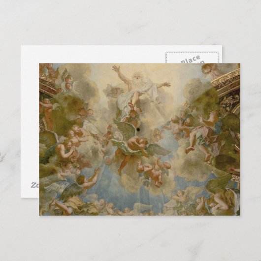 Allmächtiger Gott der Vater - Palast von Versaille Postkarte (Vorne/Hinten)