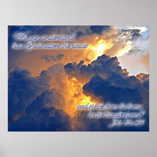 Allmächtiger Gott Poster (Vorne)