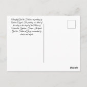 Allmächtiger Gott Postkarte (Rückseite)
