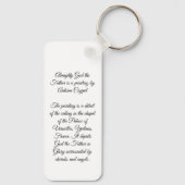 Allmächtiger Gott Schlüsselanhänger (Rückseite)