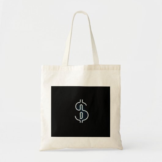 Allmächtiger Neon Dollar Tragetasche (Vorne)