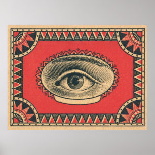 allmächtiges Auge der Weisheit Poster
