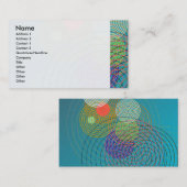 Allmählich spürbare Wirkung Visitenkarte (Vorne/Hinten)