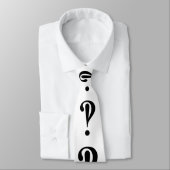 Allmählich wachsende Interrobang Krawatte (Gebunden)