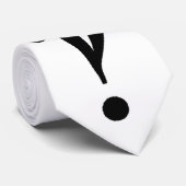 Allmählich wachsende Interrobang Krawatte (Gerollt)