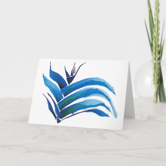 "Allo Aloe Notecard Karte (Vorderseite)