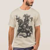 Alloces ein feuerspeiender, löwenköpfiger Soldat T-Shirt (Vorderseite)