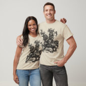 Alloces ein feuerspeiender, löwenköpfiger Soldat T-Shirt (Unisex)