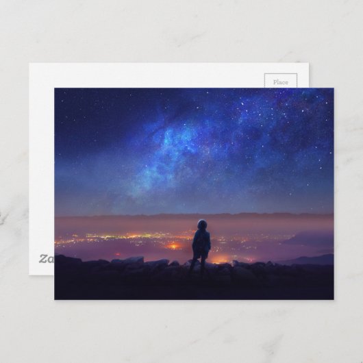 Allone Postkarte (Vorne/Hinten)