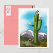 Allone Saguaro Postkarte (Vorne/Hinten)