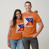 Allons Brandon Acadiana Flag Allons Brandon T-Shirt (Unisex)