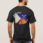 Allons Brandon Louisiana Flag Biden Jester Joe T-S T-Shirt (Rückseite)