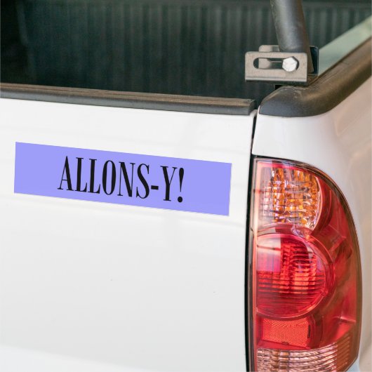 Allons-y! Autoaufkleber (Auf Lkw)