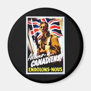 Allons - Y, Canadiens! Magnet