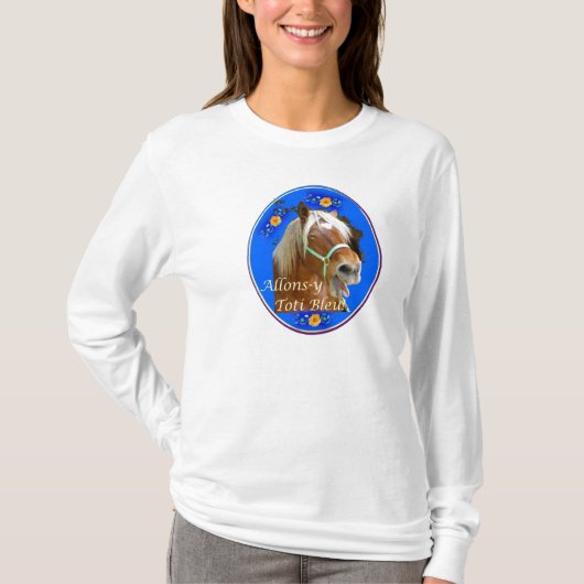 Allons-y Toti Blau T-Shirt (Vorderseite)