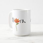 Allora mit Lily Kaffeetasse (Vorderseite Links)