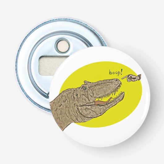 Allosaurus Boop! Dinosaur Manet Bottle Opener  Flaschenöffner (Vorderseite)