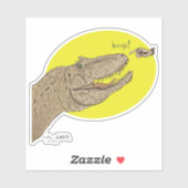 Allosaurus Boop Sticker (Blatt)