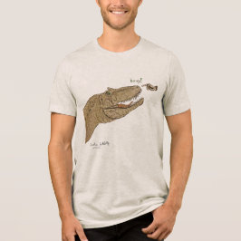 Allosaurus Boop T-shirt Front Design & Back Tri-Blend Shirt
